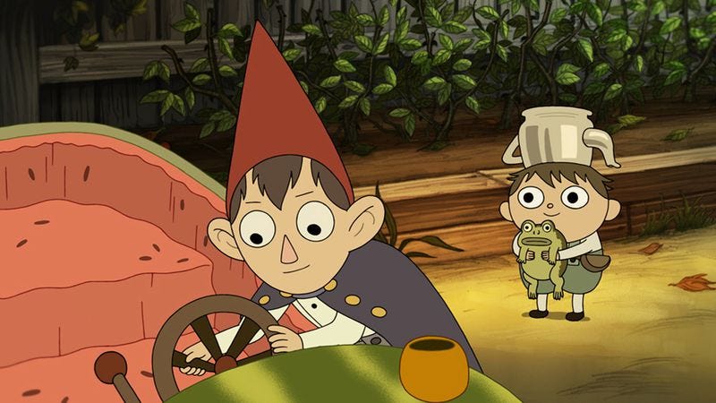 A scene from Over The Garden Wall