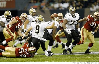 Illustration for article titled Your NFL Playoffs Divisional Round Open Thread: New Orleans Saints at San Francisco 49ers