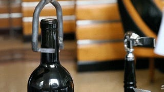 The clever way to open a wine bottle without a corkscrew