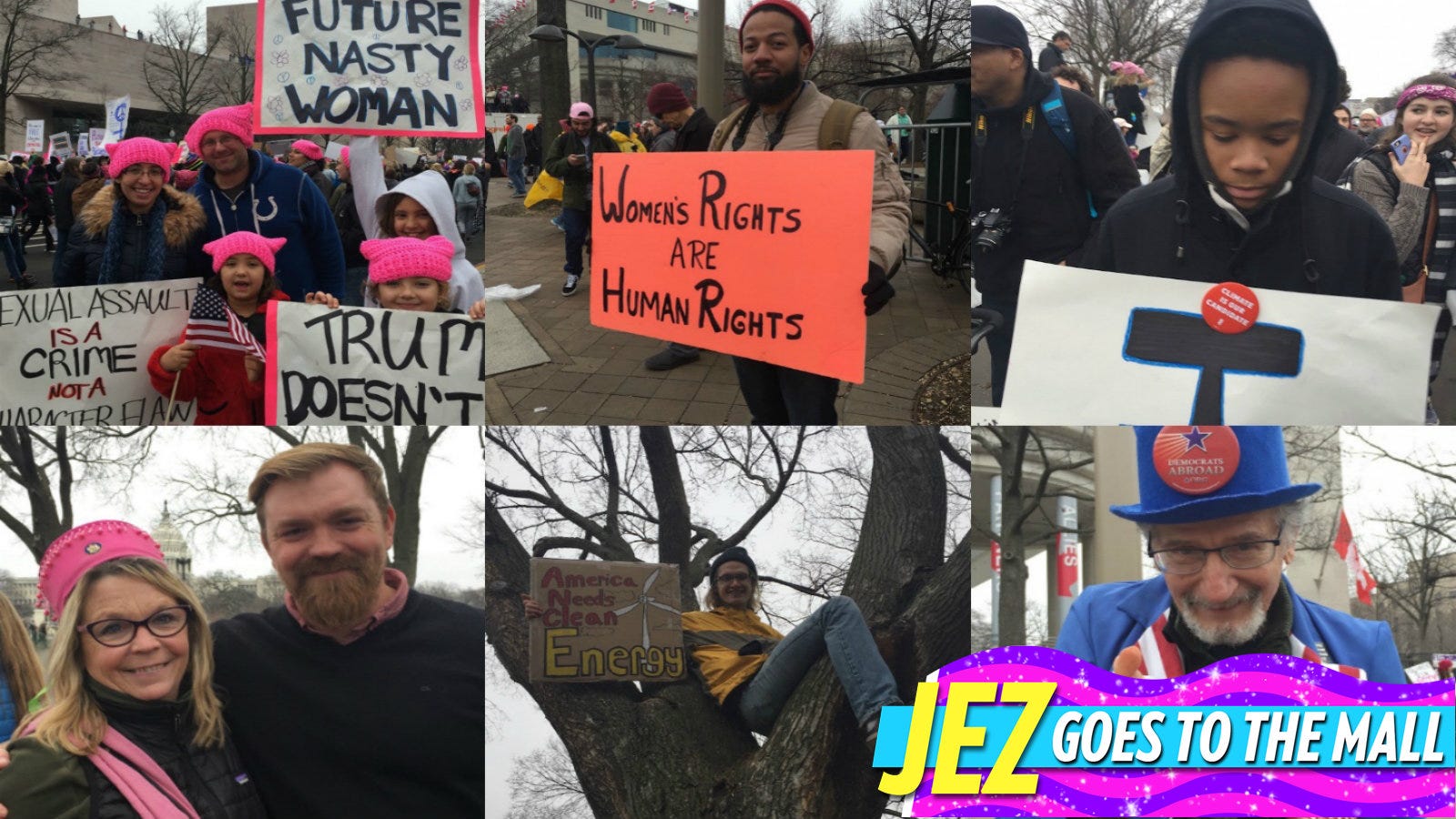 The Woke Men of the Women s March Good Naturedly Answer Our Questions