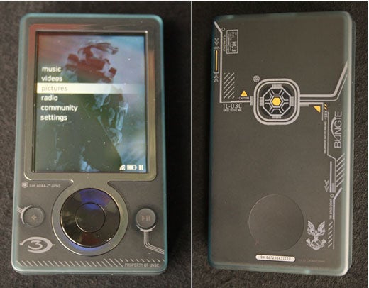 First Pics of the Zune Halo 3 Special Edition