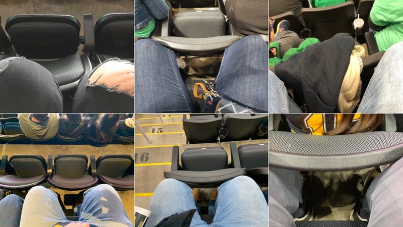 Illustration for article titled Arena "Upgrade" Means Pathetic Legroom For Boston Fans