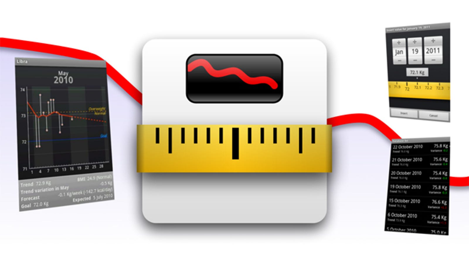 Libra is a Quick and Efficient Weight-Tracking App for Android