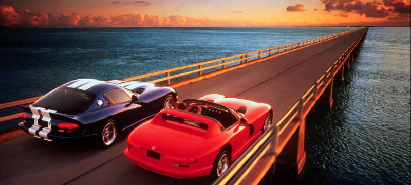 Illustration for article titled A Dodge Viper Daily Driver Is Like 'A Cartoon On PCP'