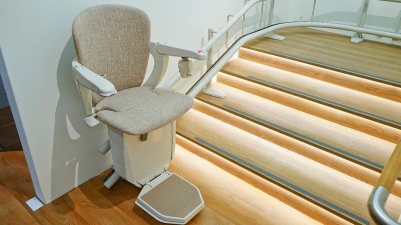 A stair lift.
