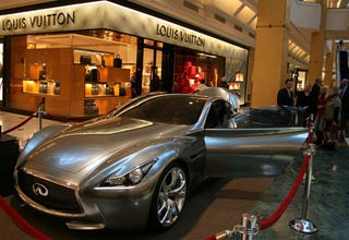 $2.4 Million Infiniti Essence Concept Visits Suburban Detroit Louis Vuitton Store