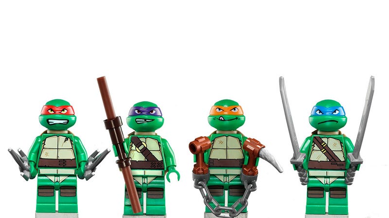 Illustration for article titled Teenage Mutant Ninja LEGO Debut at New York Comic-Con
