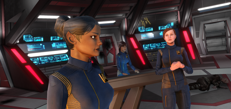 My Age of Discovery Captain, a Vulcan named Palesa, teams up with Tilly in a training cruise gone horribly wrong.