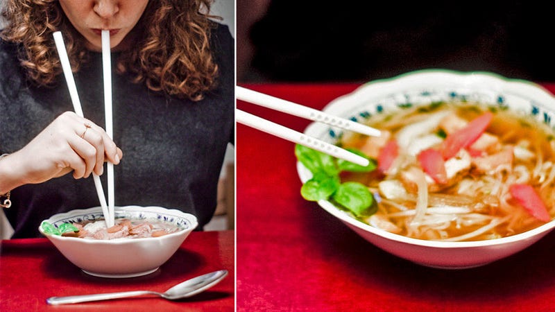 Illustration for article titled Chopstick Straws (YEP) Will Change How You Eat Ramen Forever