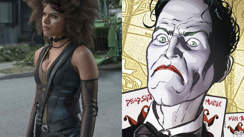Zazie Beetz in Deadpool 2, and the Joker in Batman #26.