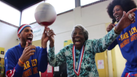 Virginia McLaurin Celebrates 108th Birthday With Harlem Globetrotters