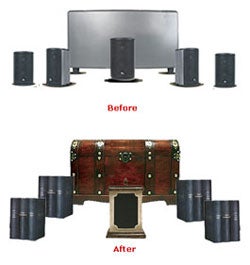 Illustration for article titled Audiovox Home Decor Speakers
