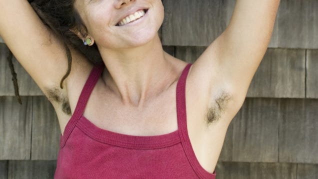 It's "Let Your Armpit Hair Grow Month"