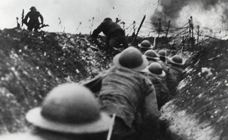 Image result for trench attacks ww1