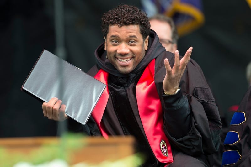 Russell Wilson via University of Wisconsin news.