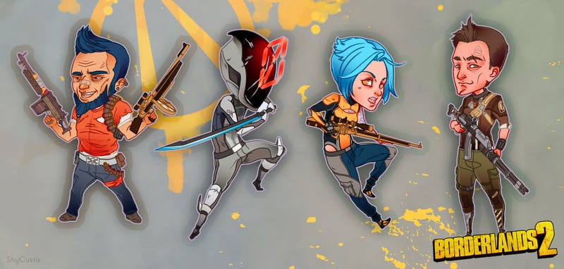 Illustration for article titled Borderlands, Bioshock, And Legend Of Zelda Stickers