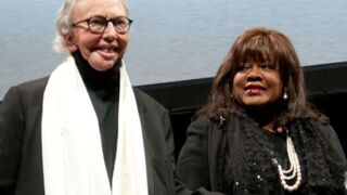 Roger and Chaz Ebert attending the Chicago Public Library Foundation gala in 2011 (Daniel Boczarski/Getty Images)