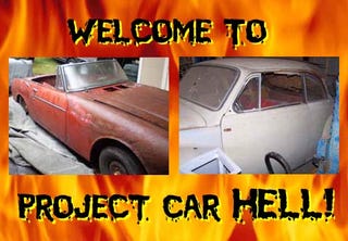 Illustration for article titled Project Car Hell: Fairlady or DKW?