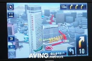 Illustration for article titled Thinkware iNAVI GPS Navigation Goes 3D, Really 3D
