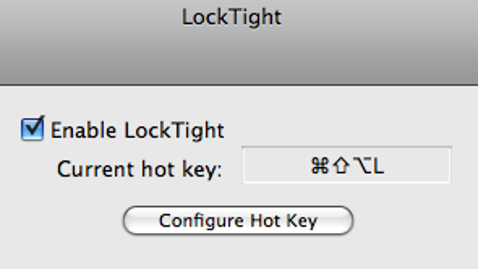 mac hotkey to lock computer