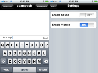 Illustration for article titled iPhone's ApolloIM, the First Native Instant Messenger Gets An Update: Sucks Quite a Lot Less