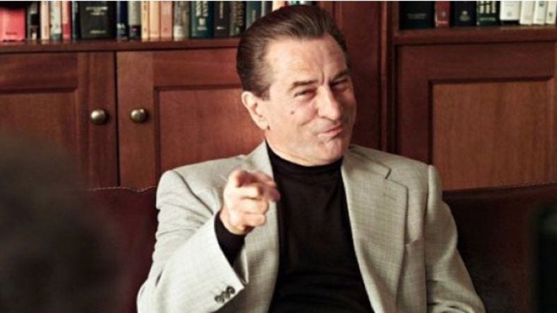 Illustration for article titled Robert De Niro to star in another gangster movie that makes light of his starring in gangster movies