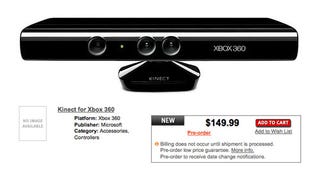 GameStop Prices Kinect, New Xbox 360 Kinect Bundles