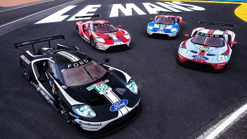 Illustration for article titled The Ford GT Is Going To Race Its Last Le Mans In The Good Liveries