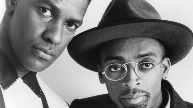 Denzel Washington and Spike Lee (IMDb) 