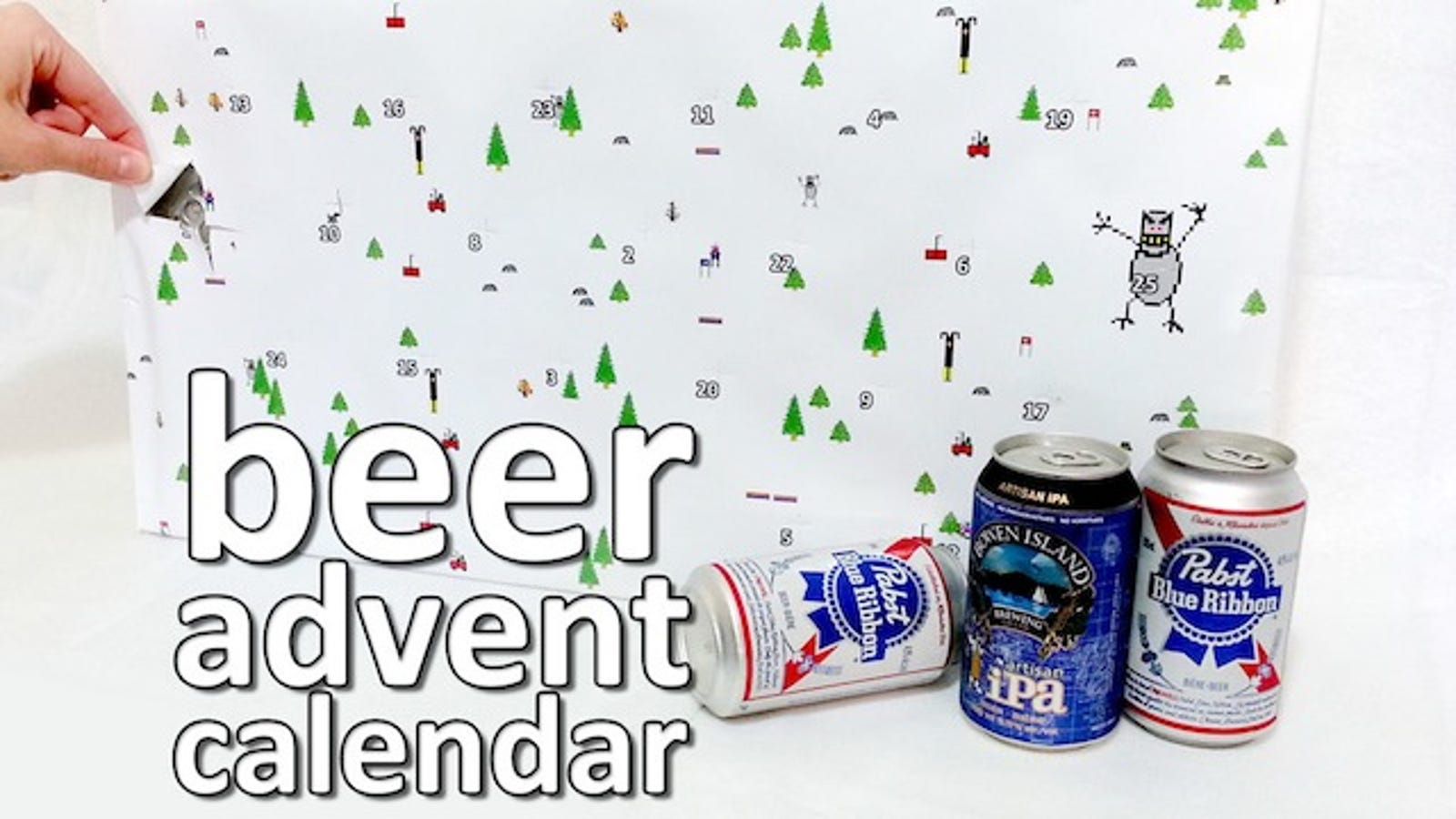 DIY Beer Advent Calendar Fills the Season with Joy