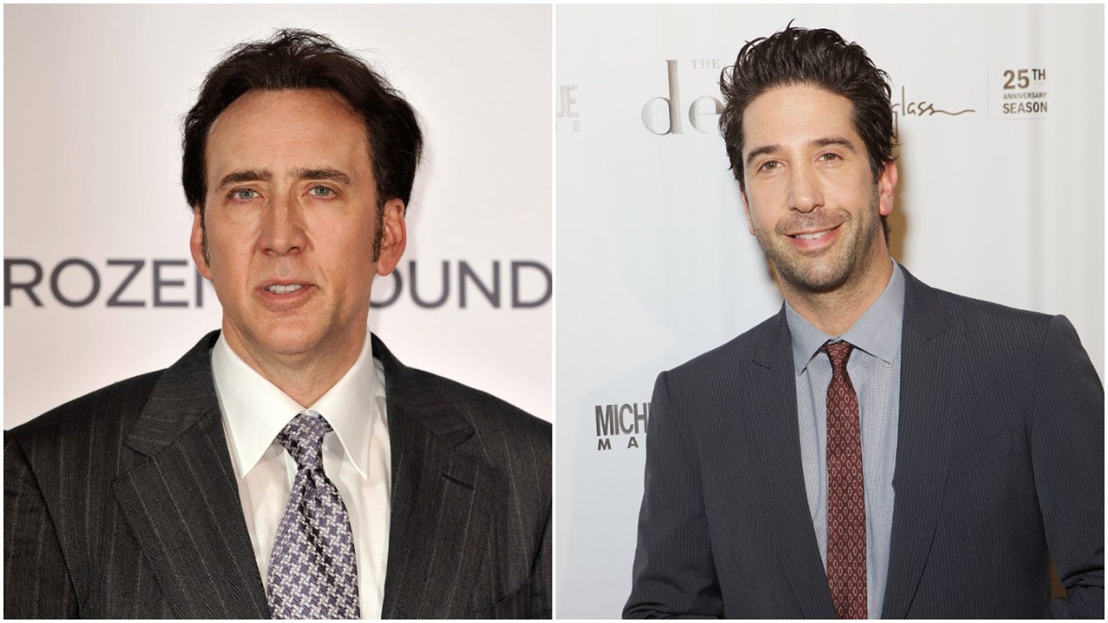 David Schwimmer with Nicolas Cage's face somehow looks ...