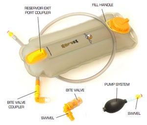 Illustration for article titled Polarpak Moflow Canteen doubles as a Pressurized Shower
