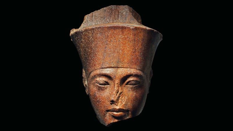 The 3,300-year-old sculpture of King Tut.