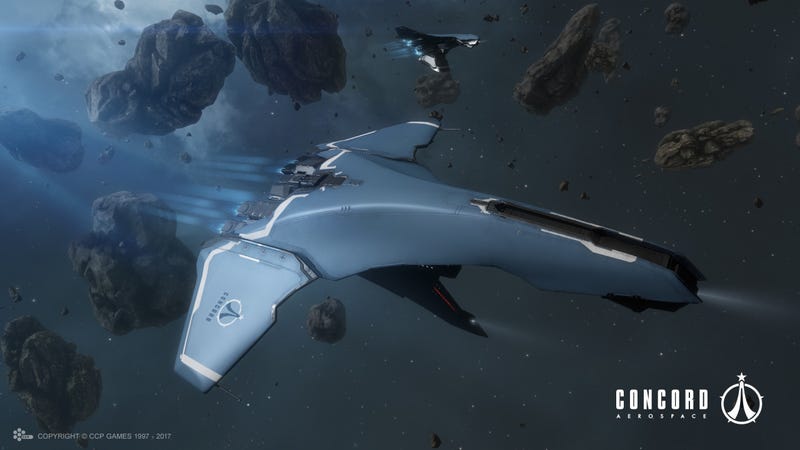 EVE players can win a decommissioned police cruiser for their efforts in helping science.