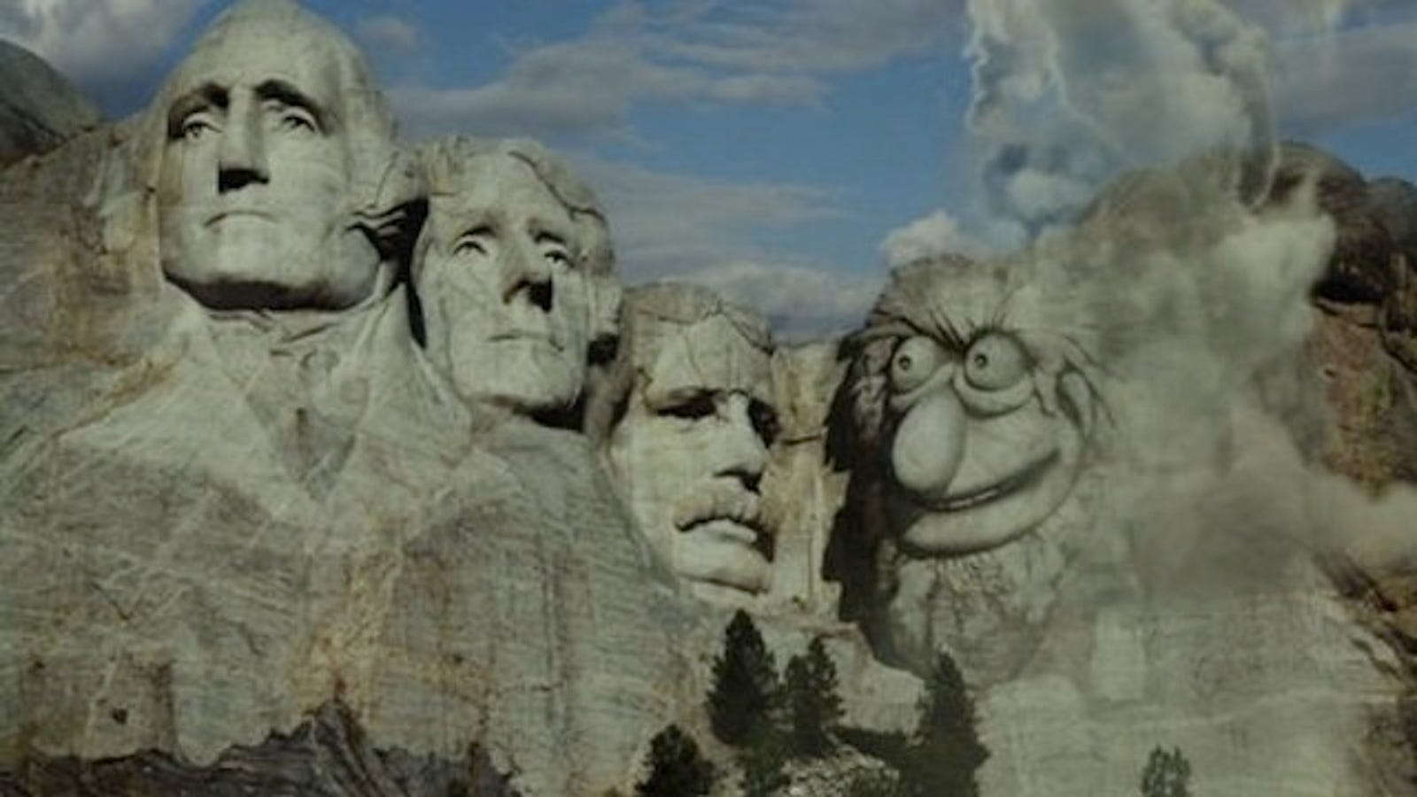 Who defaced Mount Rushmore best?
