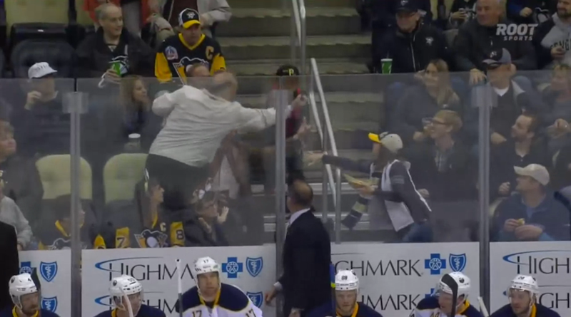 Illustration for article titled Grown-Ass Man Steals Puck Meant For Little Kid