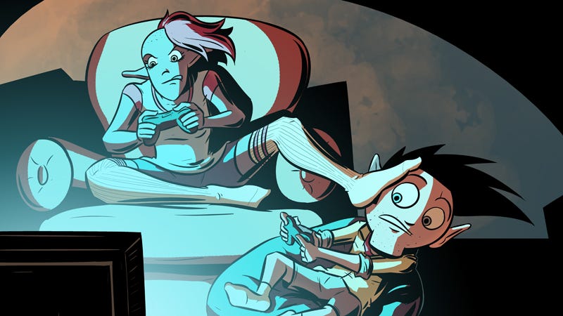 Illustration for article titled A Gnome And A Spunky Drow Are Partners In Monster Hunting—And Romance