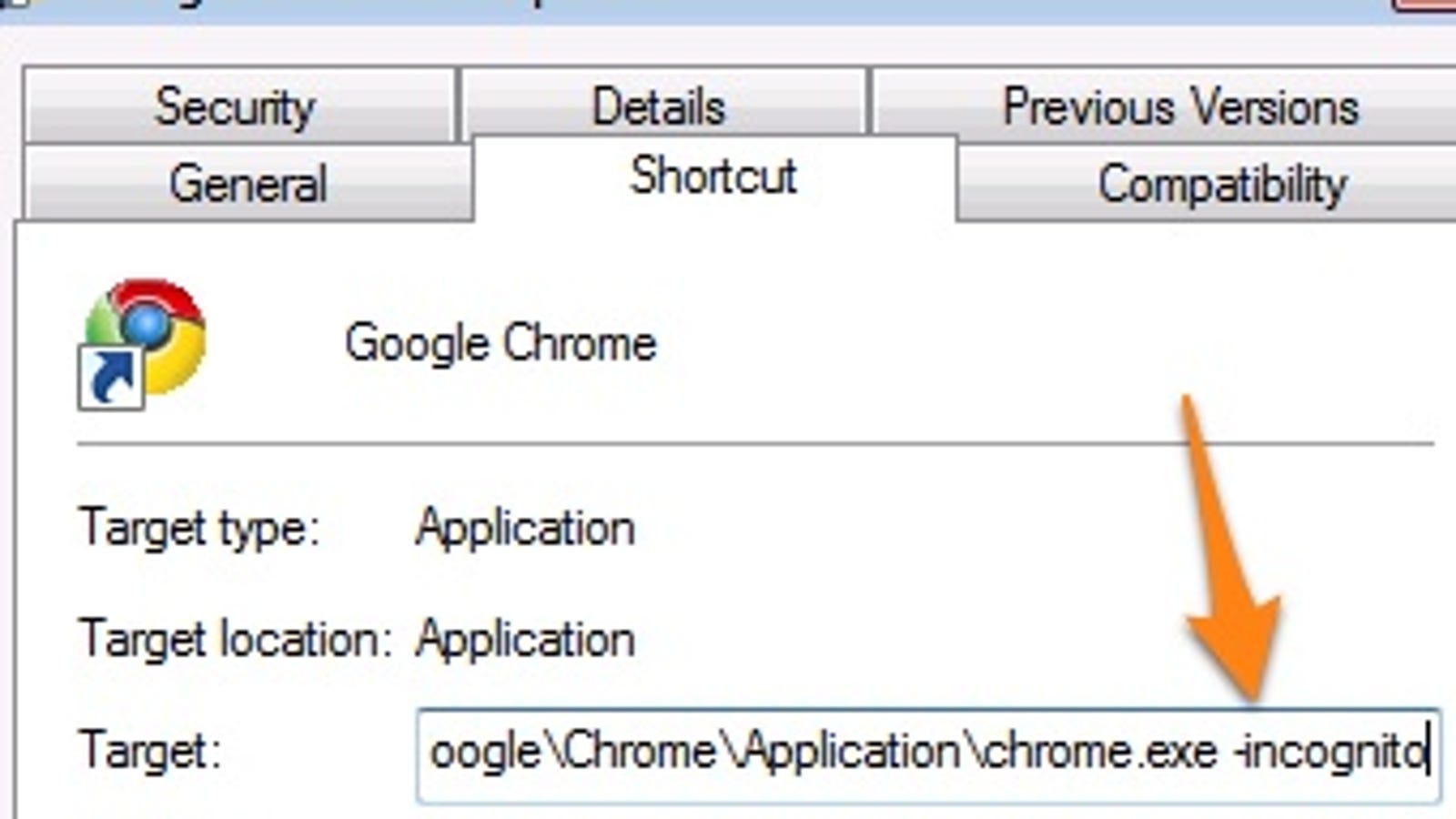 What are the parameters for google chrome app in mac