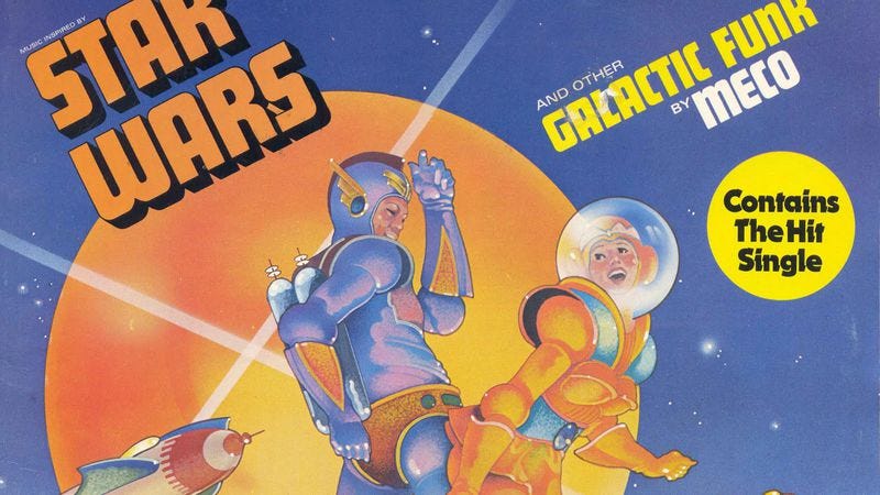 Illustration for article titled Star Wars goes disco and other crassly commercial hits of the “Medley Age”