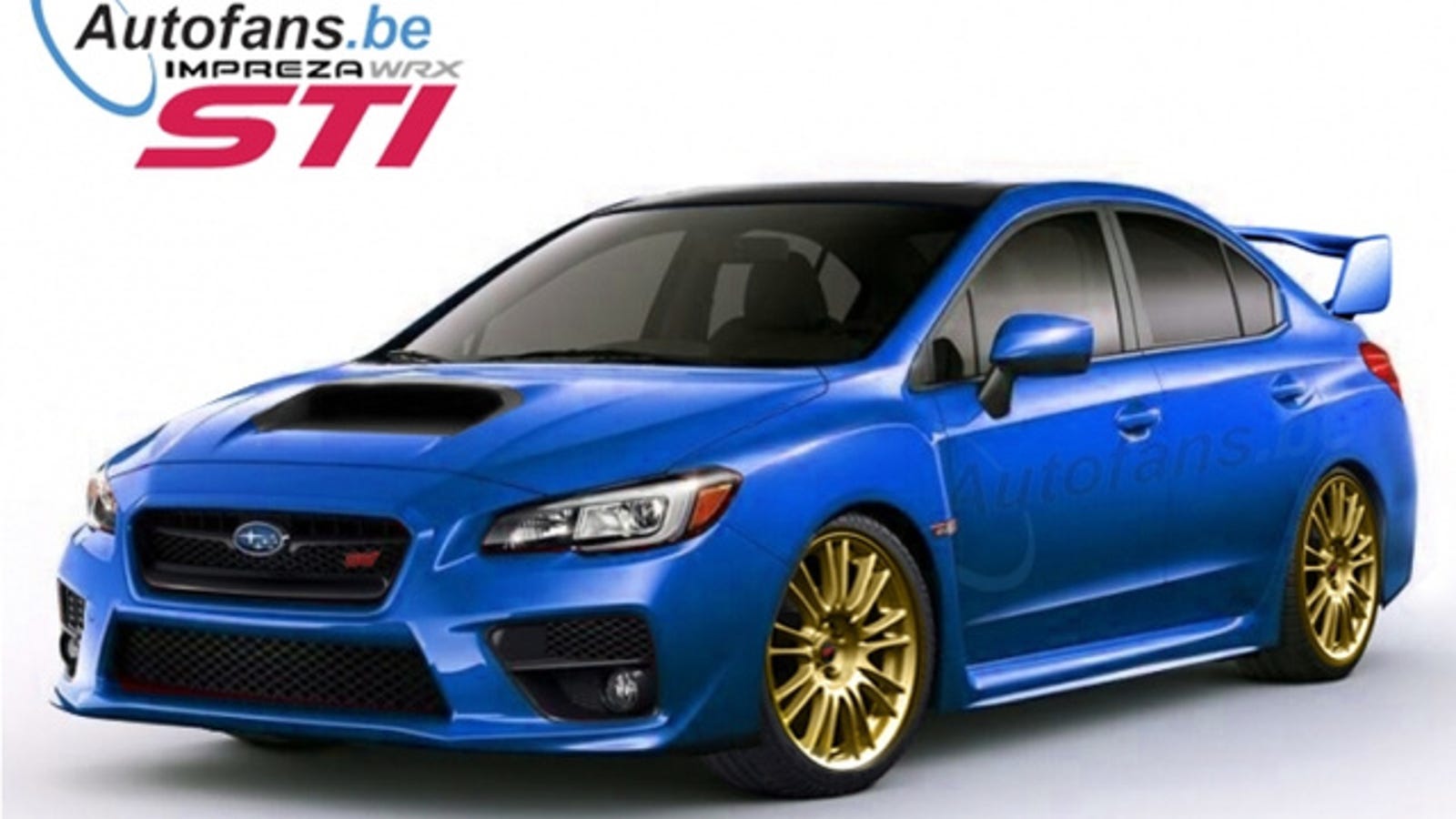 2015 Subaru Wrx Sti Its Giant Wing To Debut In Detroit