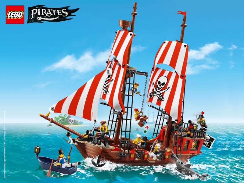 Illustration for article titled Lego Pirates preview images on Lego.com