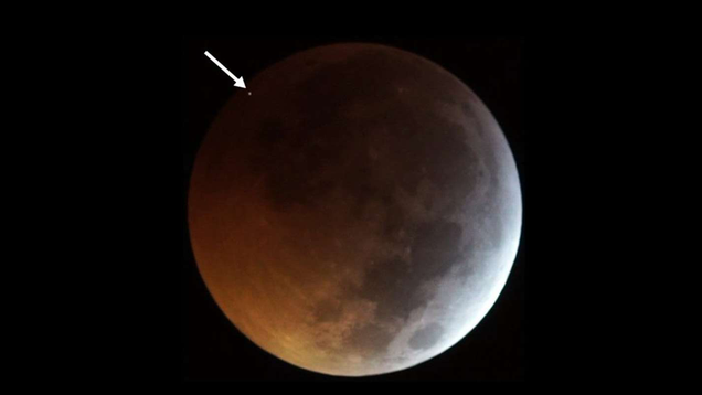Lunar Eclipse Meteorite Briefly Created a Spot on the Moon as Hot as the Sun
