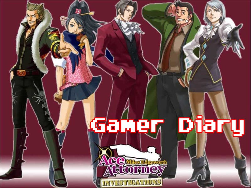 Illustration for article titled Gamer Diary: Miles Edgeworth Ace
Attorney: Investigations