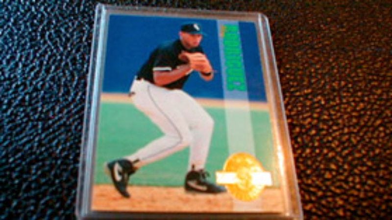 Illustration for article titled A-Rod Checks Beckett Baseball Card Monthly To See If Rookie Card Went Up