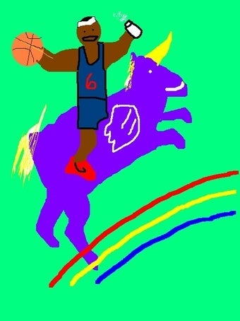 Illustration for article titled БЛЯТЬ! LEBRON TO KNICKS, SAYS...CAPITALISM
