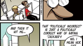 Illustration for article titled Candorville Comic: Politically Incorrect