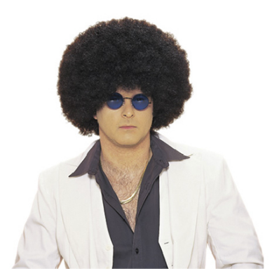 White disco dancer with black AfroFacebook