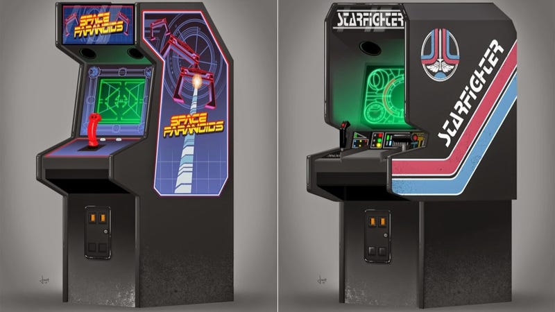 If The Arcade Game From Tron Existed It D Look A Lot Like This