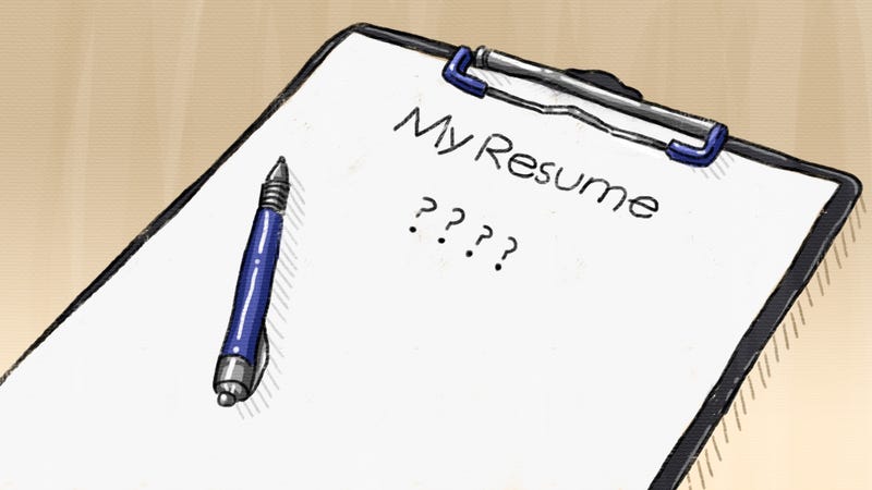 A resume have references