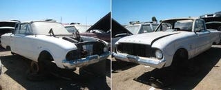Illustration for article titled Pair Of Early-60s Ford Rancheros Will Go To Crusher As A Team